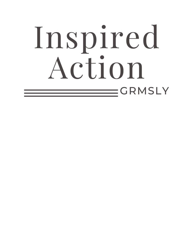 Inspired Action shirt design by GRMSLY